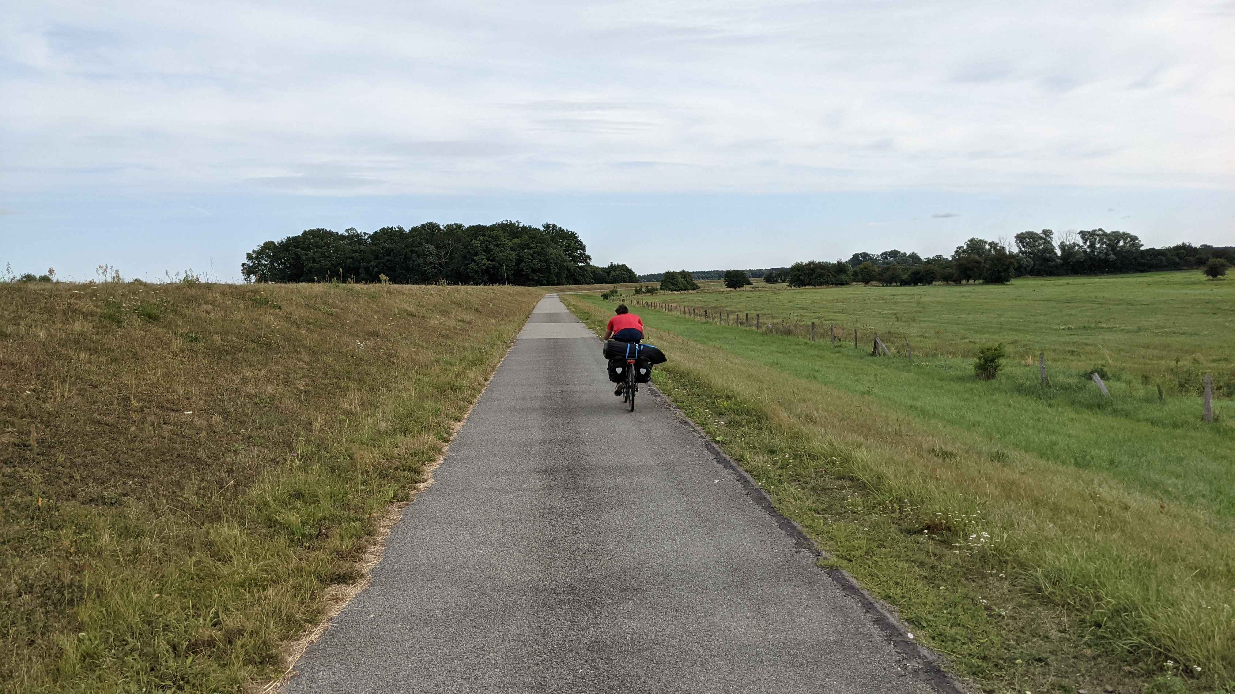 Unterwegs auf dem Radweg