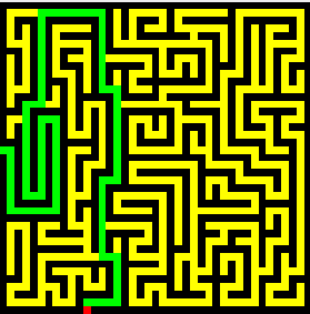 Labyrinth gelößt